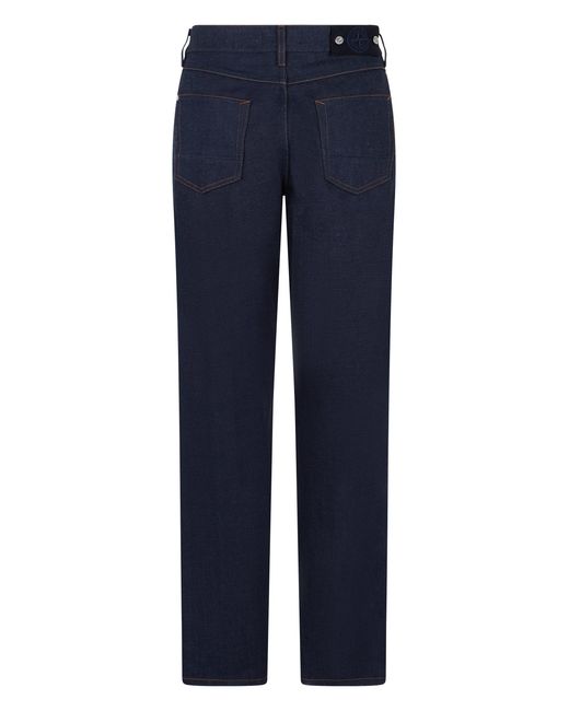 Stone Island Blue Straight Leg Jeans for men
