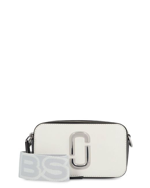 Marc Jacobs Gray The Snapshot Leather Camera Bag