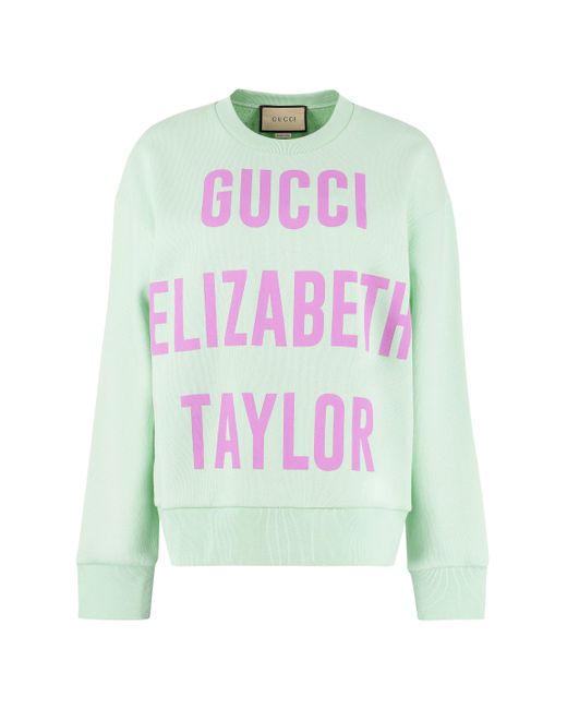 Gucci Multicolor Printed Cotton Sweatshirt