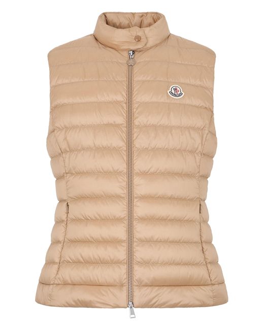 Moncler Natural Padded Jacket With Zip