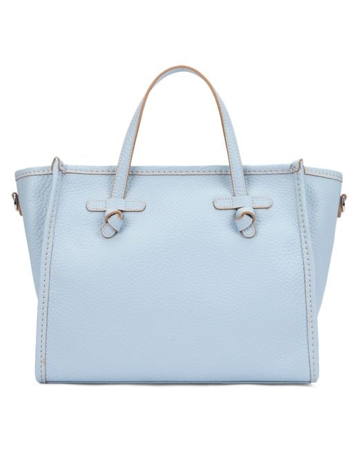 Gianni Chiarini Blue Leather Handbag