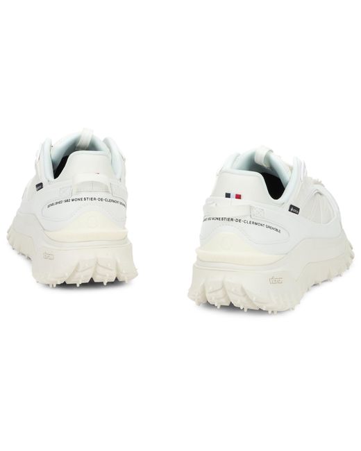 Moncler White Sneakers With Prominent Sole
