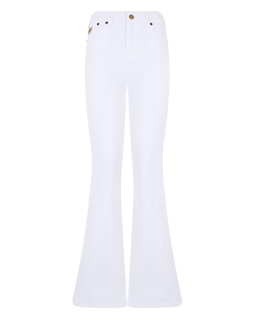 Lois White Bell Bottom Jeans