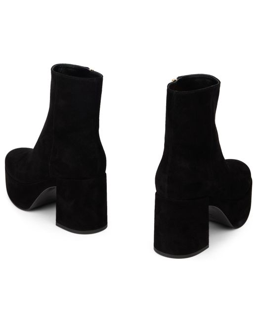 Gianvito Rossi Black Ankle Boot With Heel Sally
