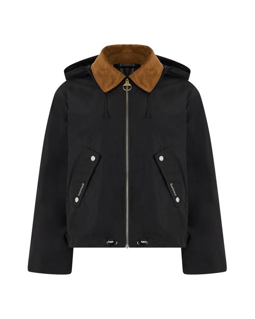 Barbour Black Rain Jacket With Hood