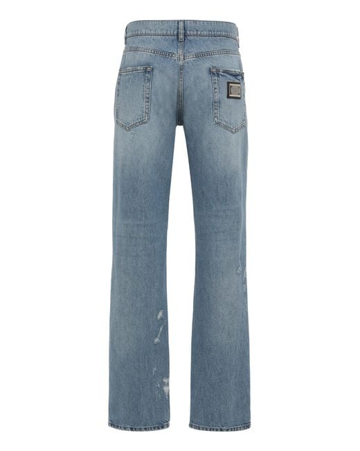 Dolce & Gabbana Blue Dolce & Gabbana Classic Jeans for men