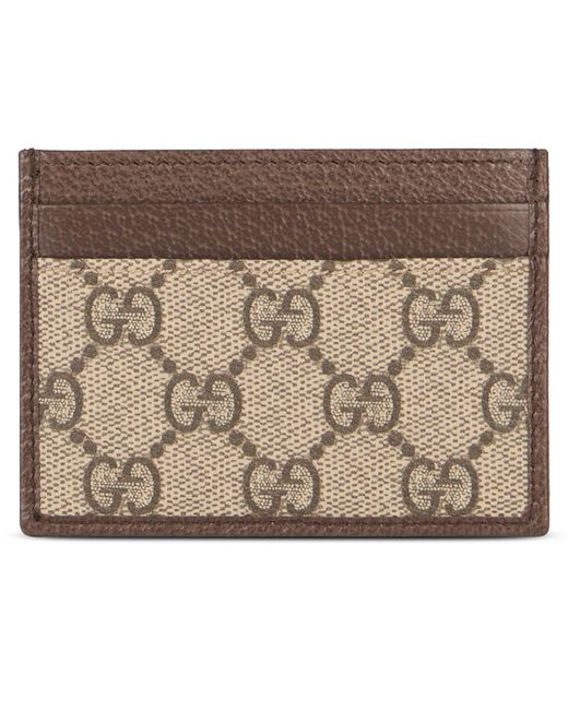 Gucci Brown Ophidia Card Holder