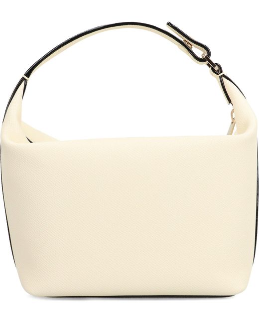 Valextra Blue Mochi Mini Handbag