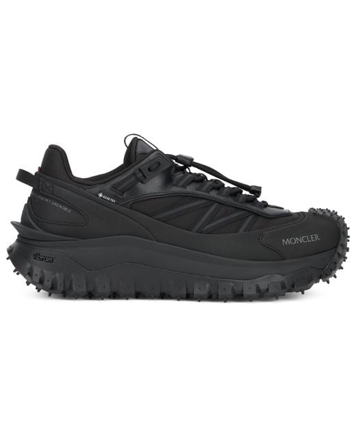 Moncler Black Sport Shoes With High Sole