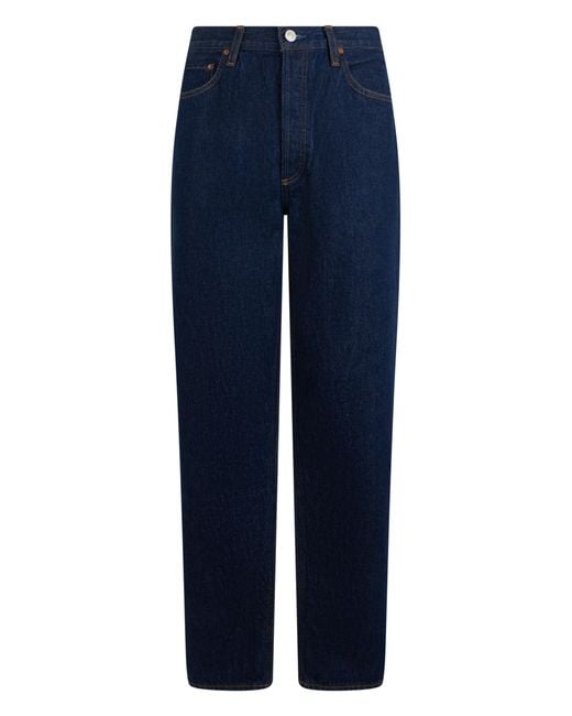Agolde Blue Straight Jeans for men