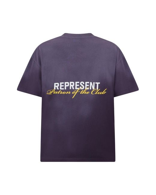 Represent Purple Club Patron T-Shirt for men
