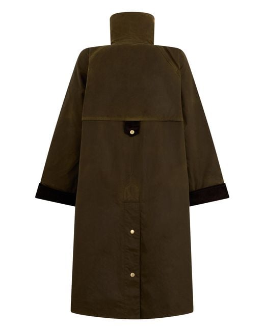 Barbour Natural Long Jacket With Wide Sleeves