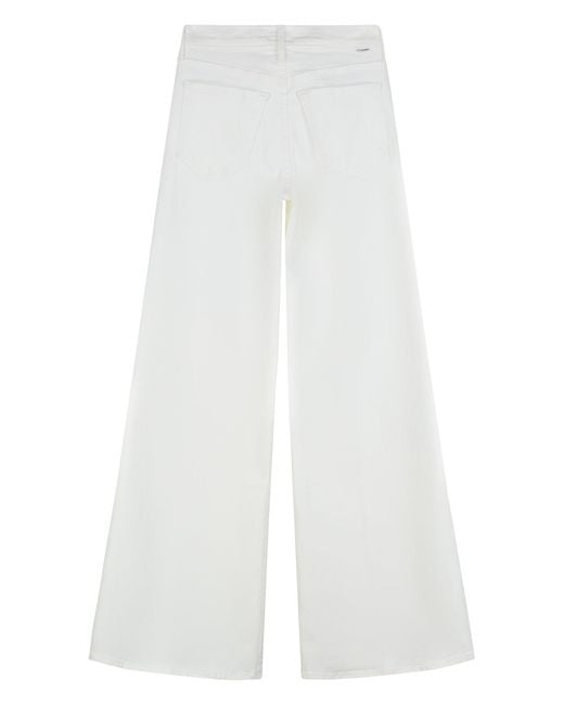 Mother White Jeans The Twister Sneak.