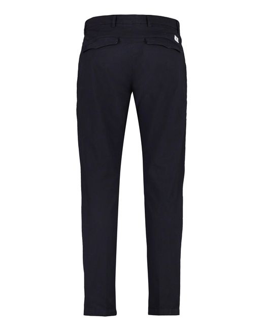 Department 5 Blue Prince Stretch Cotton Chino Trousers for men