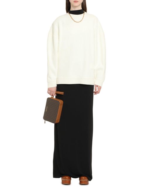 Max Mara White Elvira Wool And Cashmere Sweater