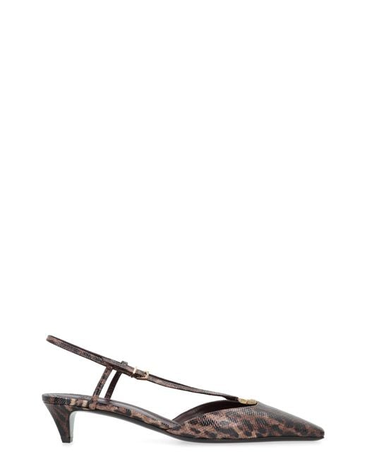 Fendi Black Slingback Ffold