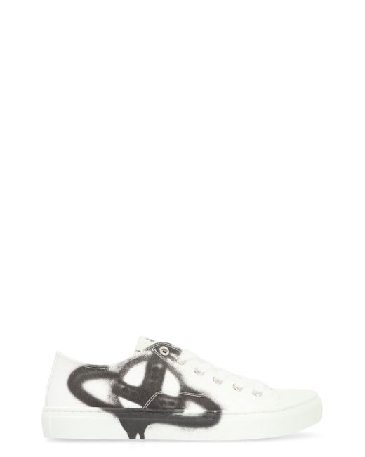 Sneakers low-top Plimsoll di Vivienne Westwood in White