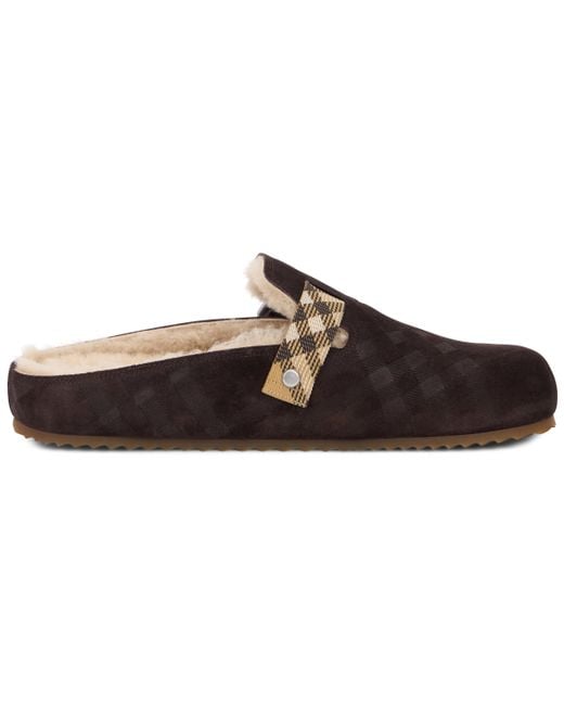 Burberry Brown Mules With Hair for men
