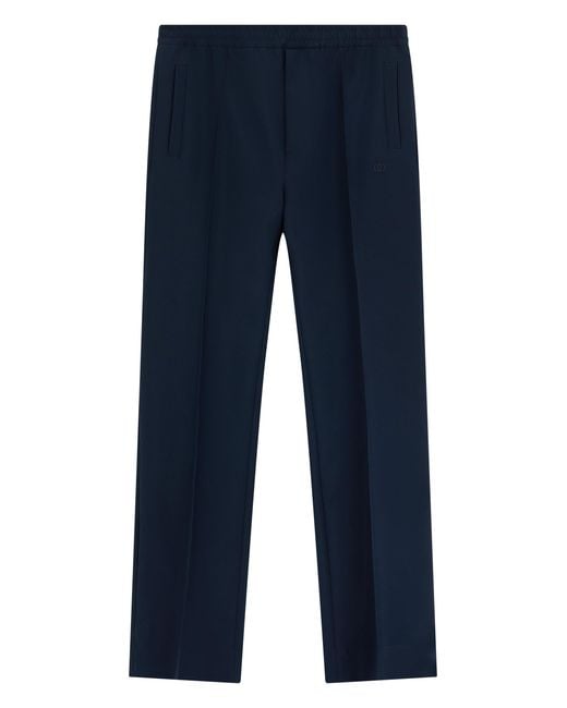 Gucci Blue Straight Trousers for men