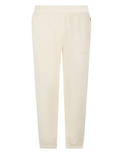 Represent White Fleece Cotton Pants for men