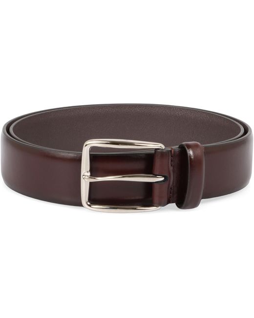 Slowear Brown Leather Belt for men