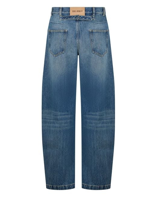 The Attico Blue Baggy Jeans