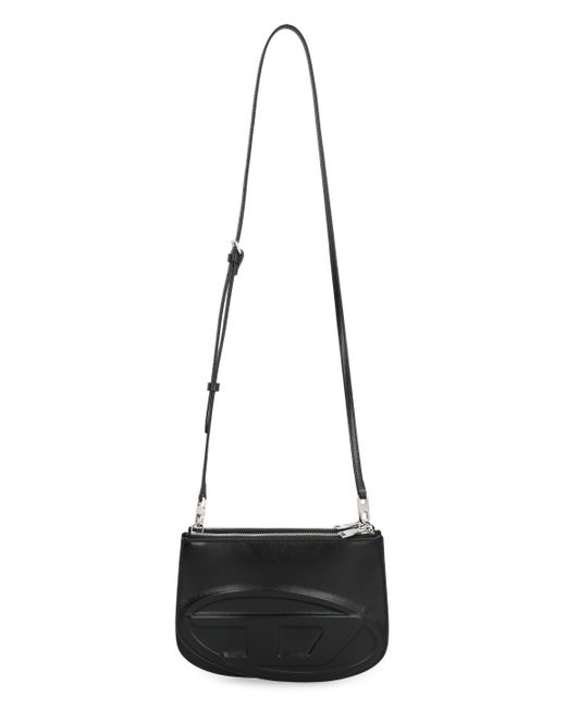 Borsa a spalla 1dr twin in pelle di DIESEL in Black