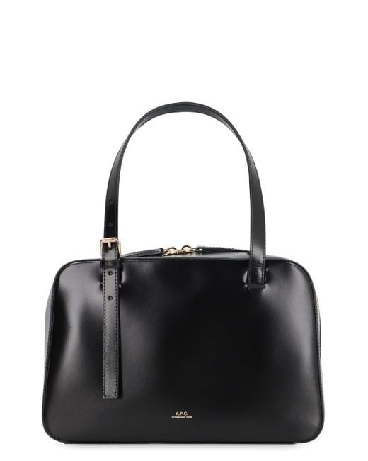 Borsa Virginie in pelle di A.P.C. in Black