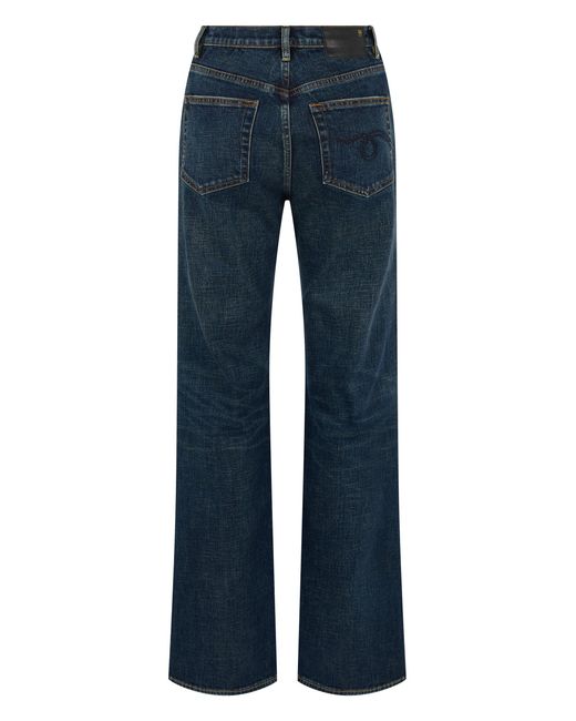 R13 Blue Loose Jeans