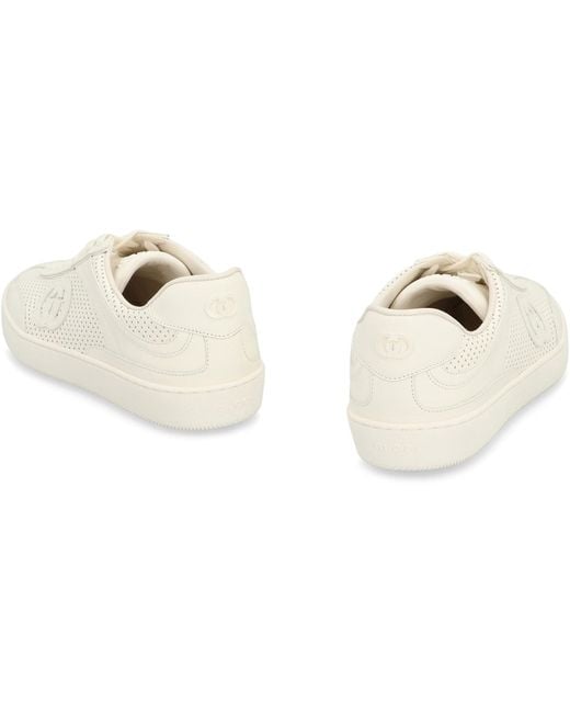 Sneakers low-top G75 in pelle di Gucci in White da Uomo