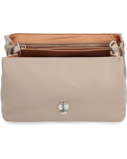 Zanellato Brown Postina S Leather Handbag
