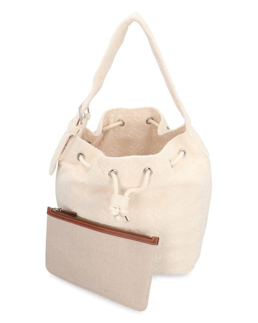 Tory Burch Natural Towelling Bucket Bag