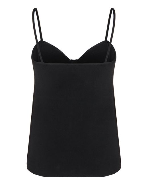 Cult Gaia Black Lennon Knit Top