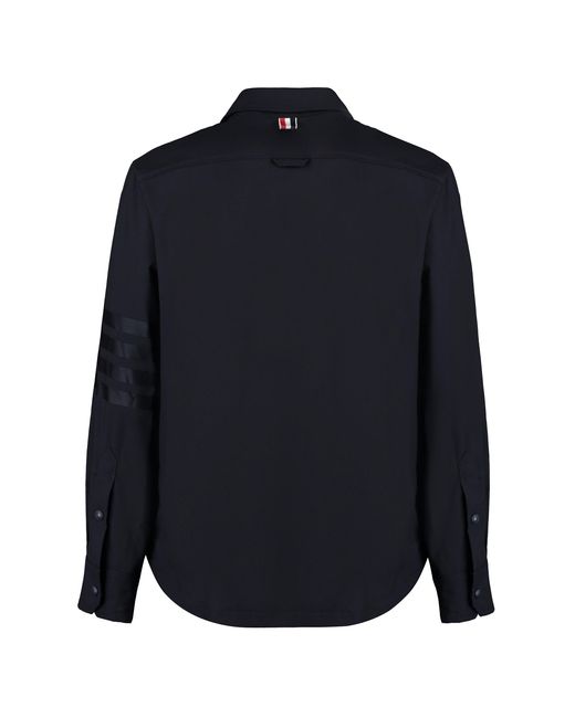 Thom Browne Blue Bar Shirt for men