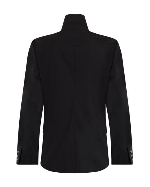 Dolce & Gabbana Black Jacket With High Collar for men