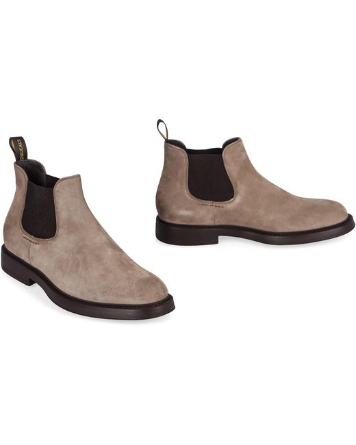 Doucal's Brown Chelsea Boots for men