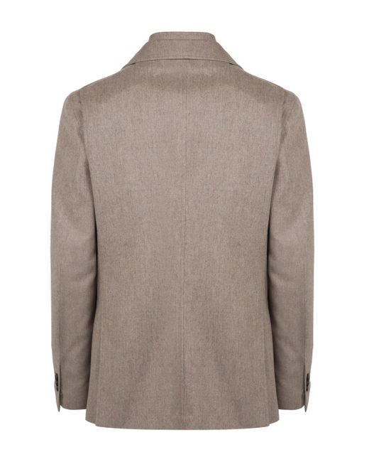 Slowear Brown Single-Breasted Two-Button Jacket for men