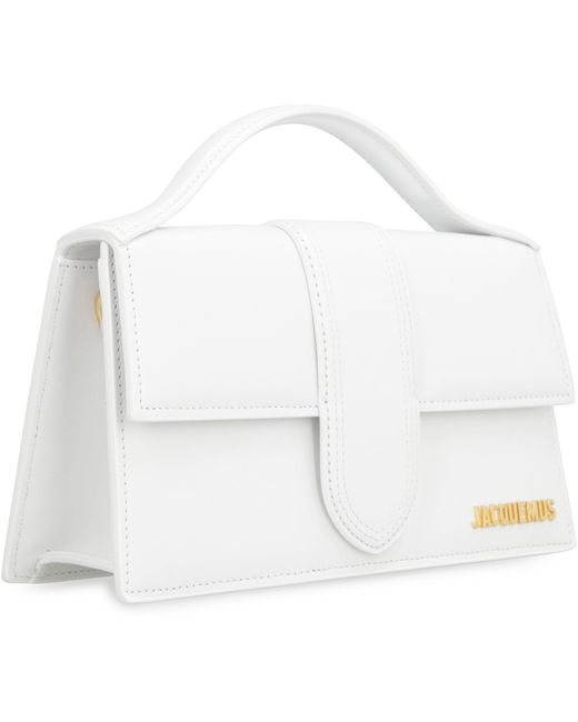 Jacquemus White Le Grand Bambino Leather Handbag