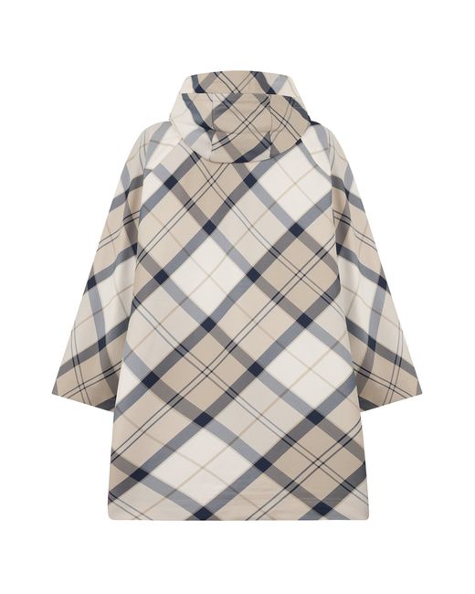 Barbour Gray Checked Rain Jacket