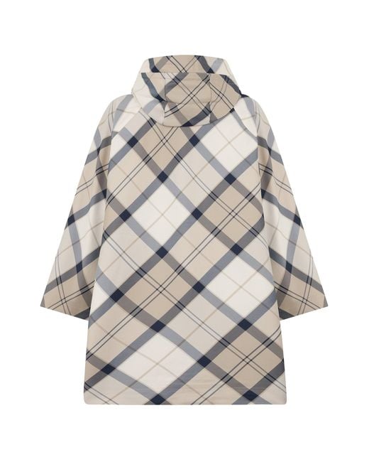 Barbour Gray Checked Rain Jacket