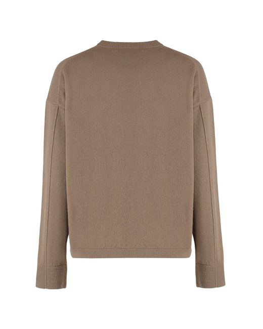 Max Mara Brown Boxy Sweater