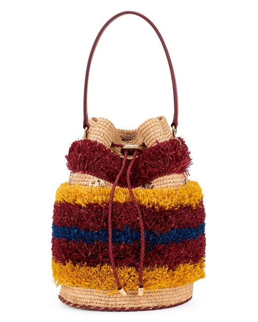 Rabanne Red Bucket Bag