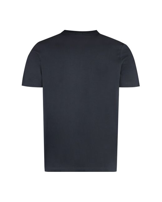 BOSS Cotton Crew-neck T-shirt in Black for Men | Lyst