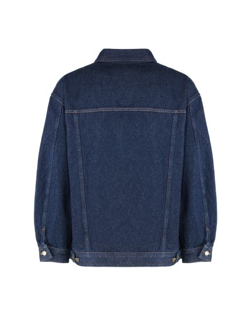 Giacca Elvis in denim di A.P.C. in Blue da Uomo