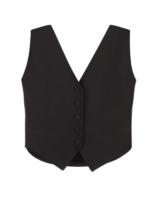 Nina Ricci Black Single-breasted Vest
