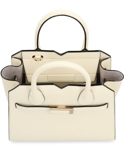 Valextra Natural Milano Mini Handbag