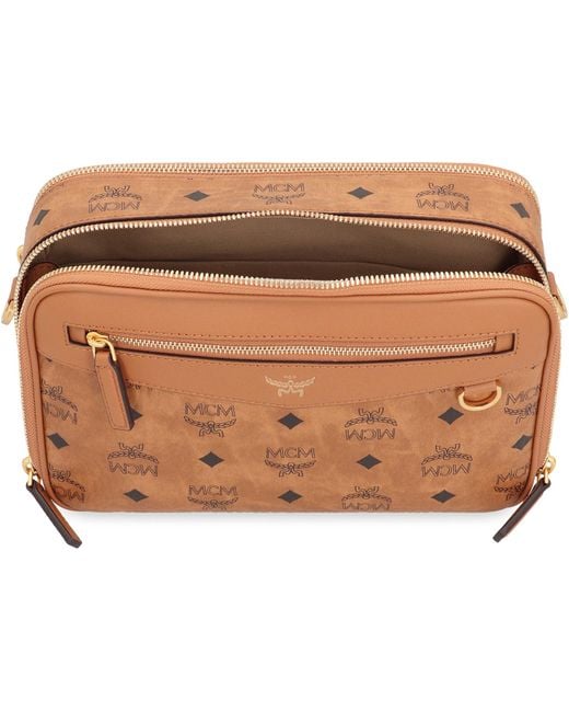 Camera bag Diamond in canvas di MCM in Brown da Uomo