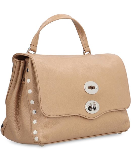 Zanellato Brown Postina S Leather Handbag