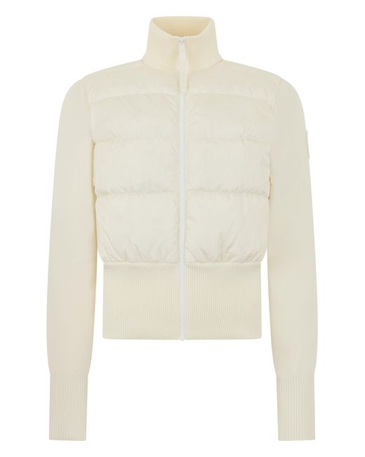 Canada Goose White Short Padded Jacket