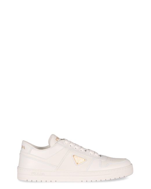 Sneakers in pelle di Prada in White